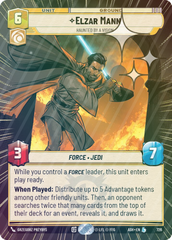 Elzar Mann - Haunted by a Vision (Hyperspace Foil) - Foil