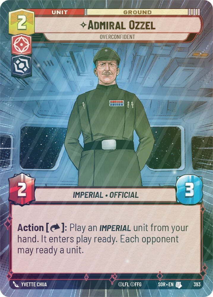 Admiral Ozzel - Overconfident (Hyperspace) - Foil