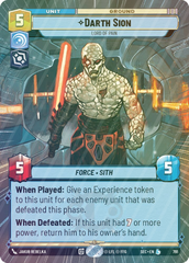 Darth Sion - Lord of Pain (Hyperspace Foil) - Foil