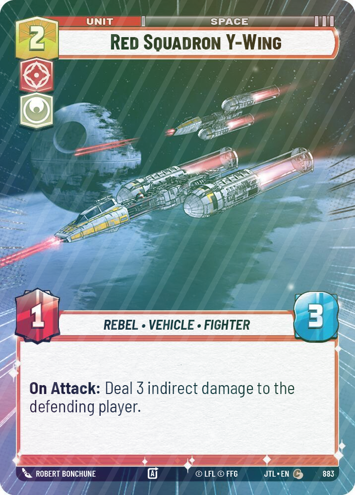 Red Squadron Y-Wing (Hyperspace Foil) - Foil
