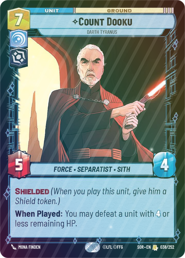 Count Dooku - Darth Tyranus - Foil