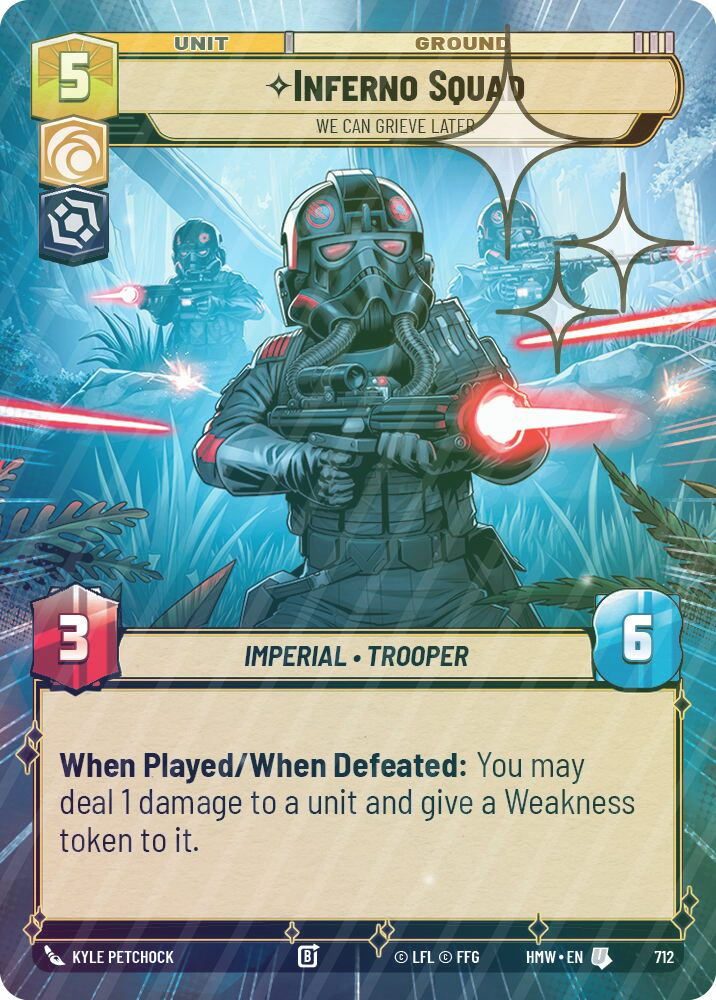 Inferno Squad - We Can Grieve Later (Hyperspace Foil) - Foil