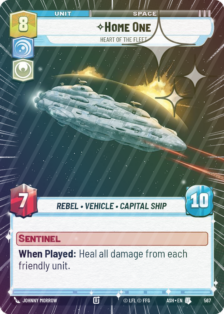 Home One - Heart of the Fleet (Hyperspace Foil) - Foil