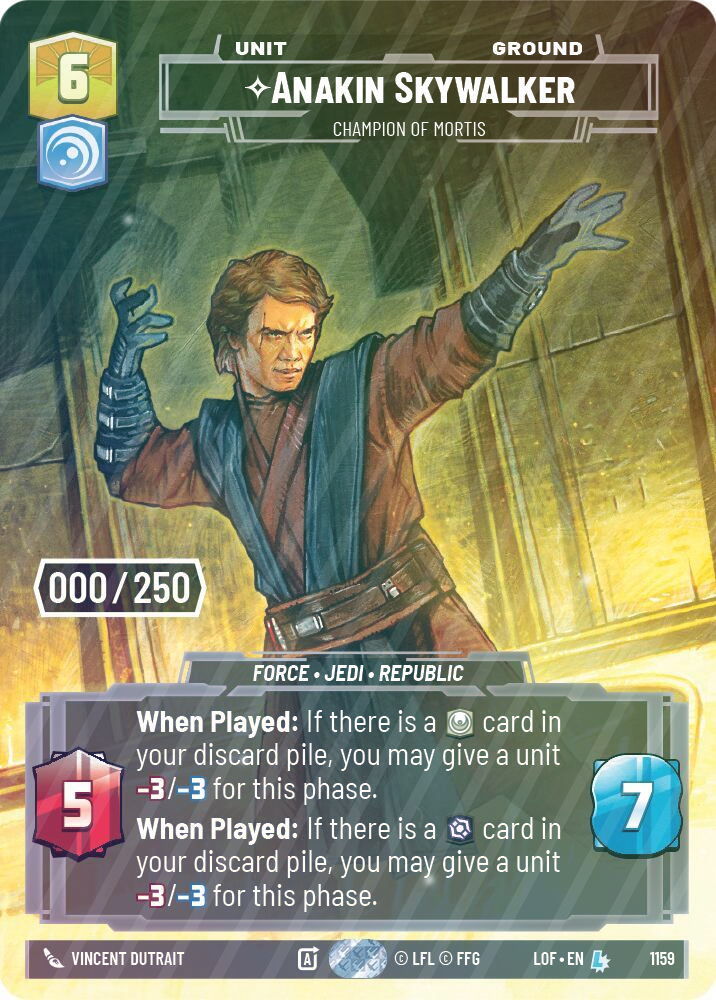 Anakin Skywalker - Champion of Mortis (Serialized) - Foil