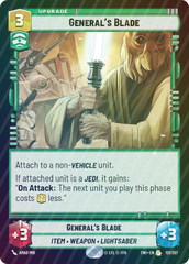 General's Blade - Foil