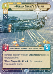 Gorian Shard's Corsair - Pirate Warship (Hyperspace Foil) - Foil