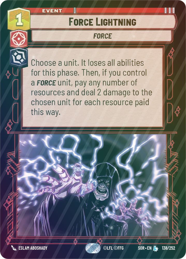 Force Lightning - Foil