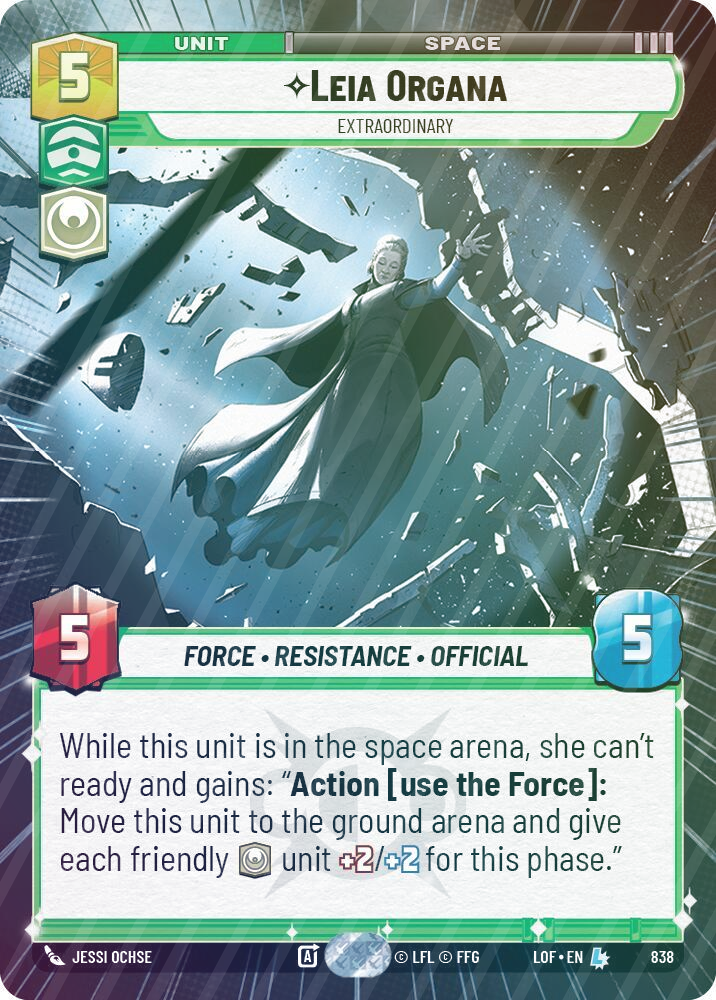Leia Organa - Extraordinary (Hyperspace Foil) - Foil