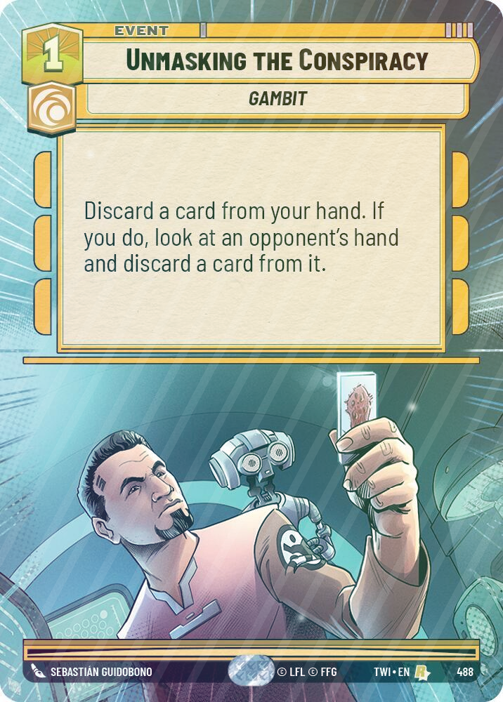 Unmasking the Conspiracy (Hyperspace) - Foil
