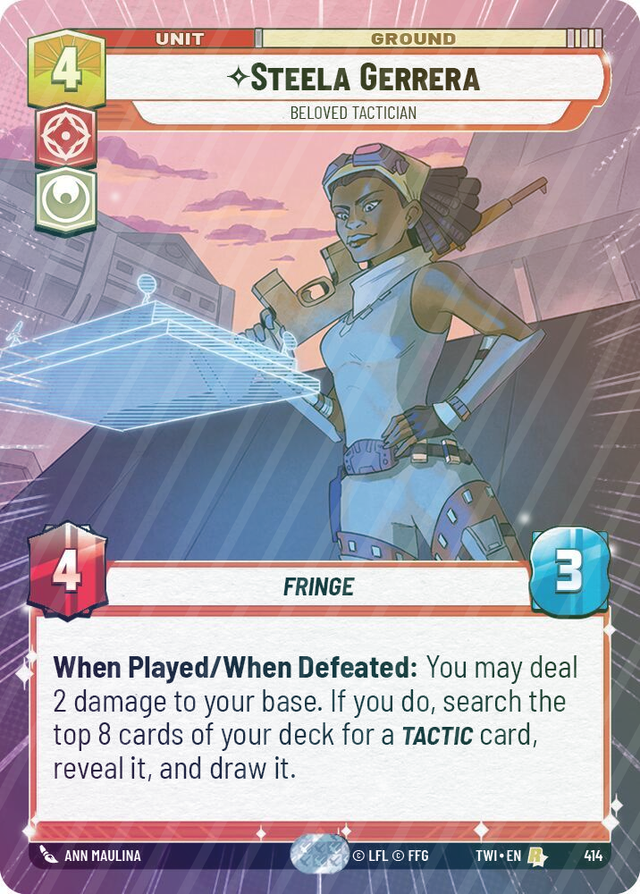 Steela Gerrera - Beloved Tactician (Hyperspace) - Foil
