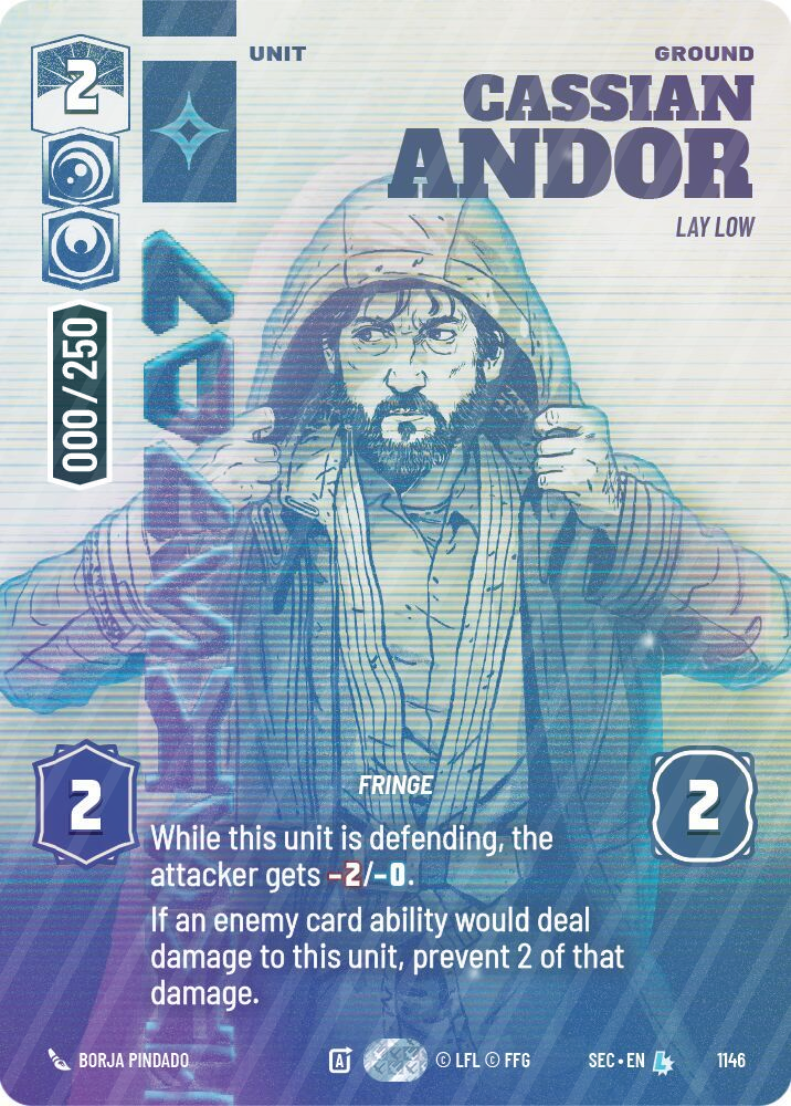 Cassian Andor - Lay Low (Serialized) - Foil
