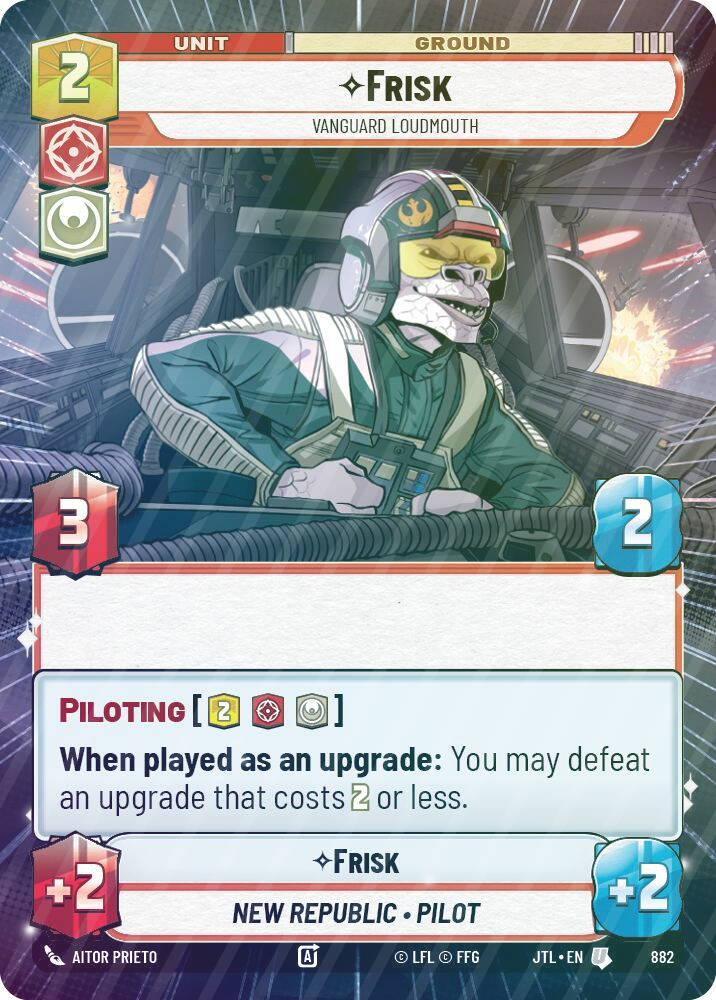 Frisk - Vanguard Loudmouth (Hyperspace Foil) - Foil