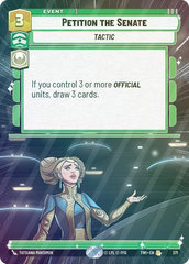 Petition the Senate (Hyperspace) - Foil