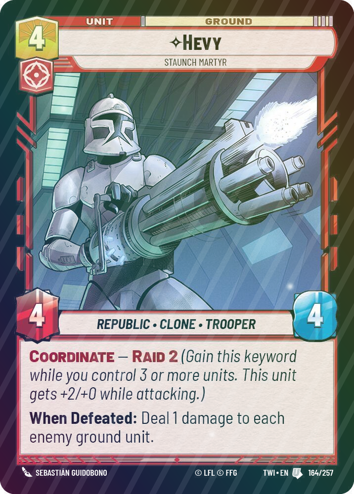 Hevy - Staunch Martyr - Foil