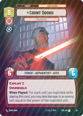 Count Dooku - Fallen Jedi - Foil