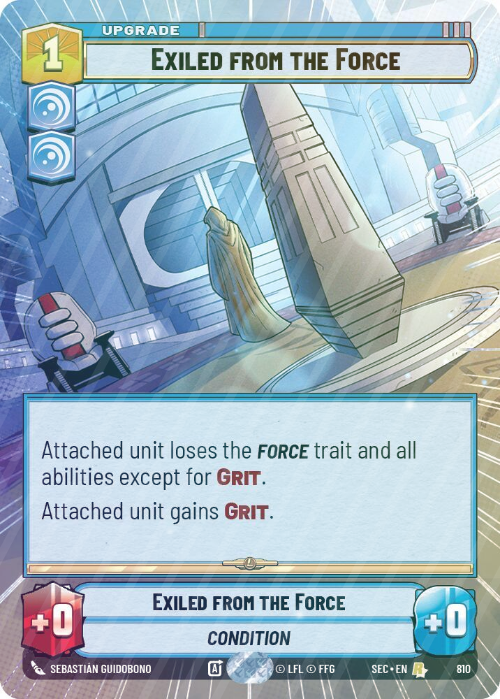 Exiled from the Force (Hyperspace Foil) - Foil