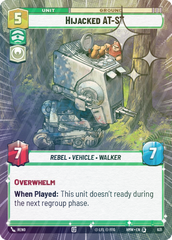 Hijacked AT-ST (Hyperspace Foil) - Foil