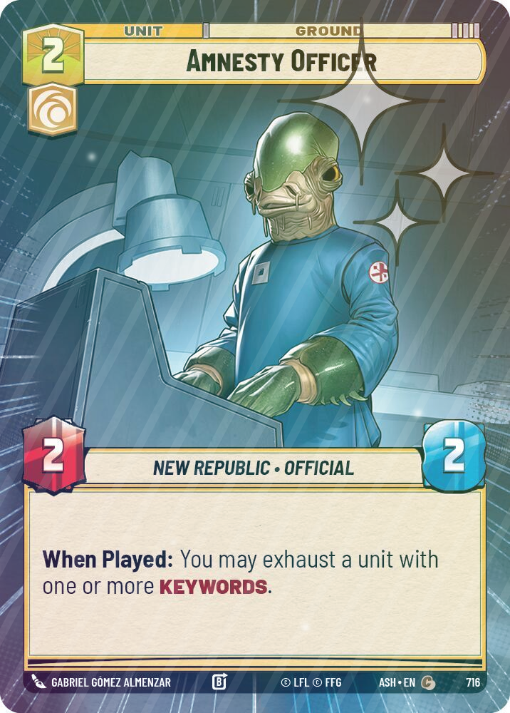 Amnesty Officer (Hyperspace Foil) - Foil