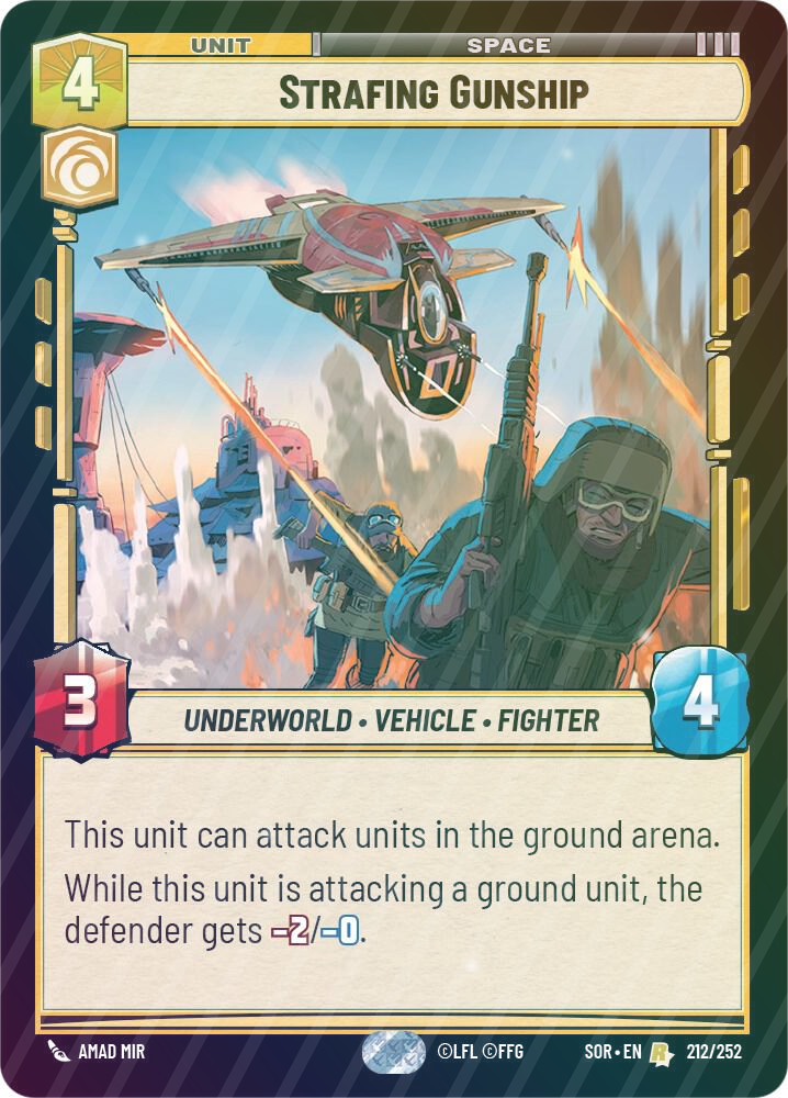 Strafing Gunship - Foil
