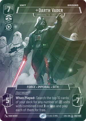 Darth Vader - Commanding the First Legion - Foil