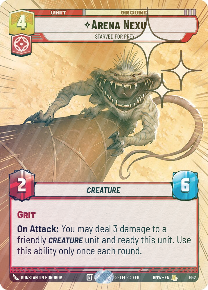 Arena Nexu - Starved for Prey (Hyperspace Foil) - Foil