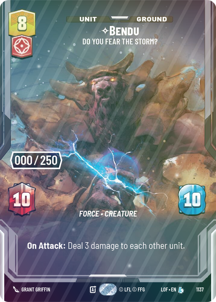 Bendu - Do You Fear the Storm? (Serialized) - Foil