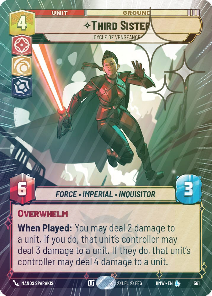Third Sister - Cycle of Vengeance (Hyperspace Foil) - Foil