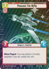 Pegasus Tri-Wing (Hyperspace Foil) - Foil
