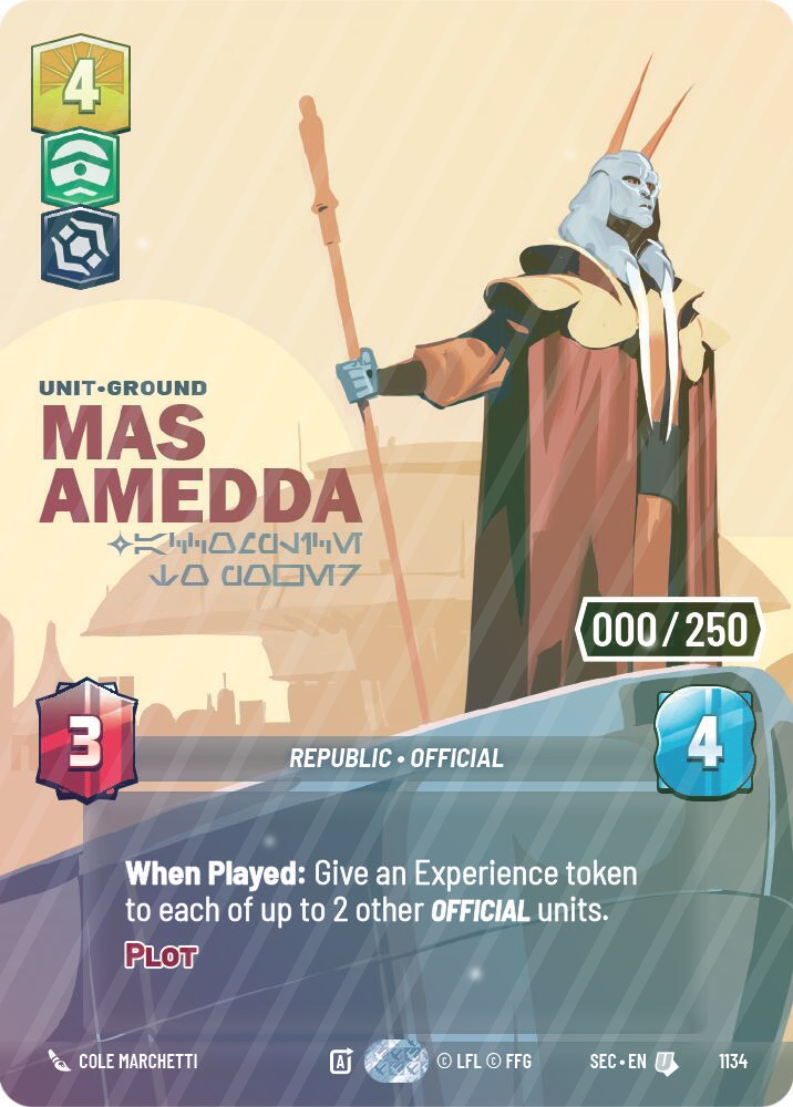 Mas Amedda - Accomplice to Power (Serialized) - Foil