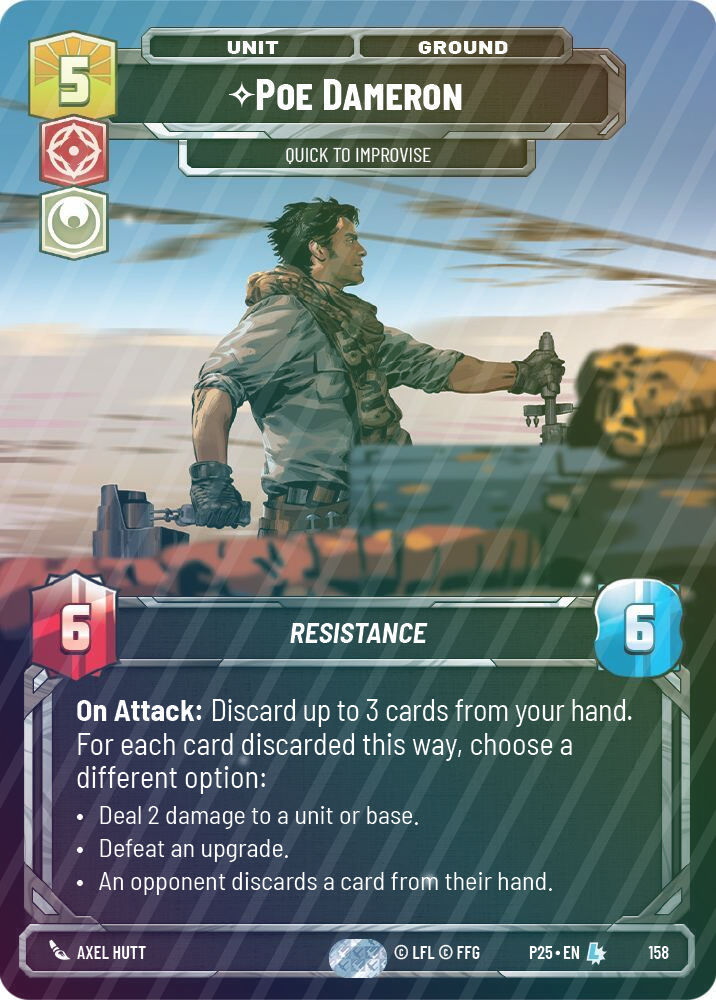 Poe Dameron - Quick to Improvise - Foil