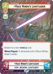 Mace Windu's Lightsaber (Hyperspace) - Foil