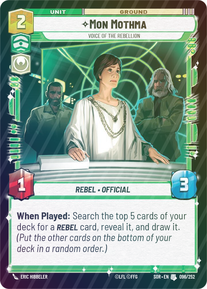 Mon Mothma - Voice of the Rebellion - Foil