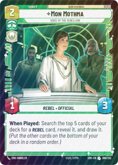 Mon Mothma - Voice of the Rebellion - Foil