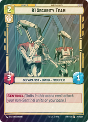 B1 Security Team - Foil