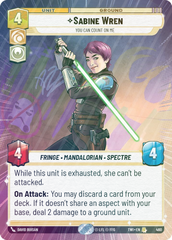 Sabine Wren - You Can Count On Me (Hyperspace) - Foil