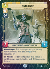 Cad Bane - Hostage Taker - Foil
