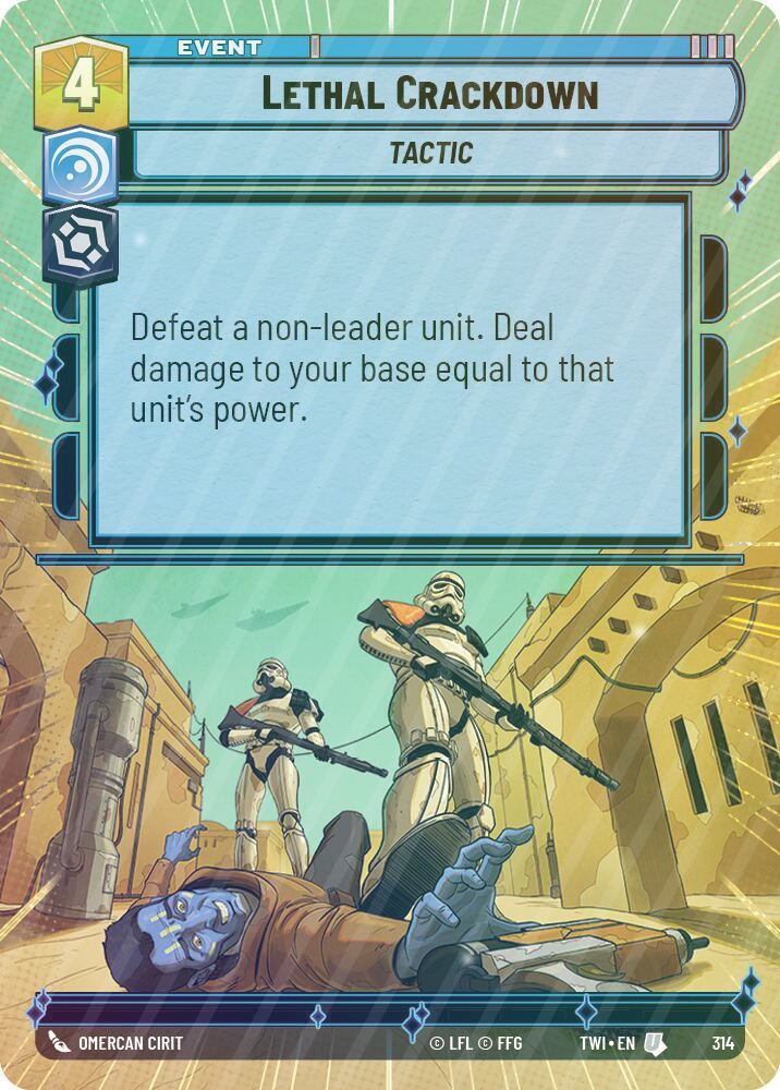 Lethal Crackdown (Hyperspace) - Foil