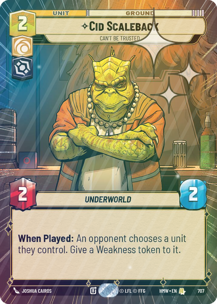 Cid Scaleback - Can't Be Trusted (Hyperspace Foil) - Foil