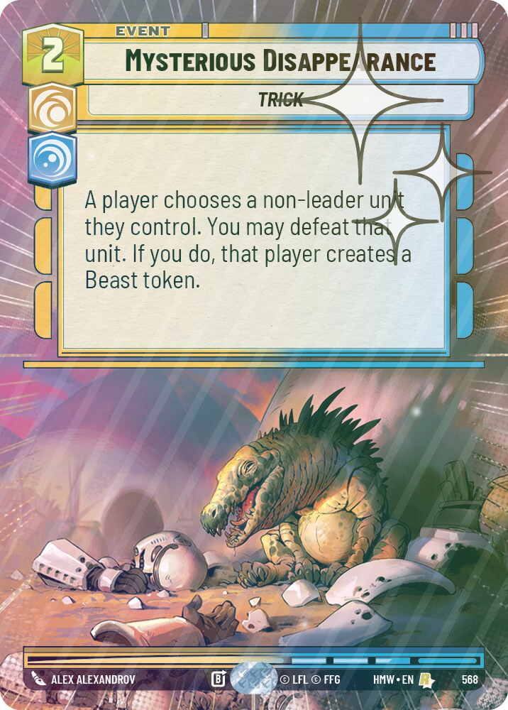 Mysterious Disappearance (Hyperspace Foil) - Foil