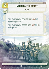 Coordinated Front (Hyperspace Foil) - Foil