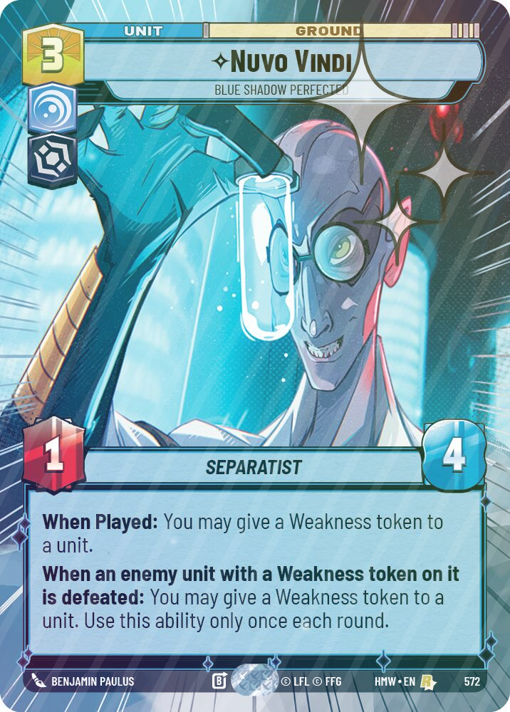 Nuvo Vindi - Blue Shadow Perfected (Hyperspace Foil) - Foil