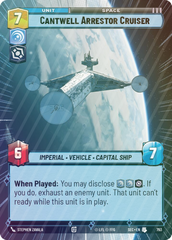Cantwell Arrestor Cruiser (Hyperspace Foil) - Foil