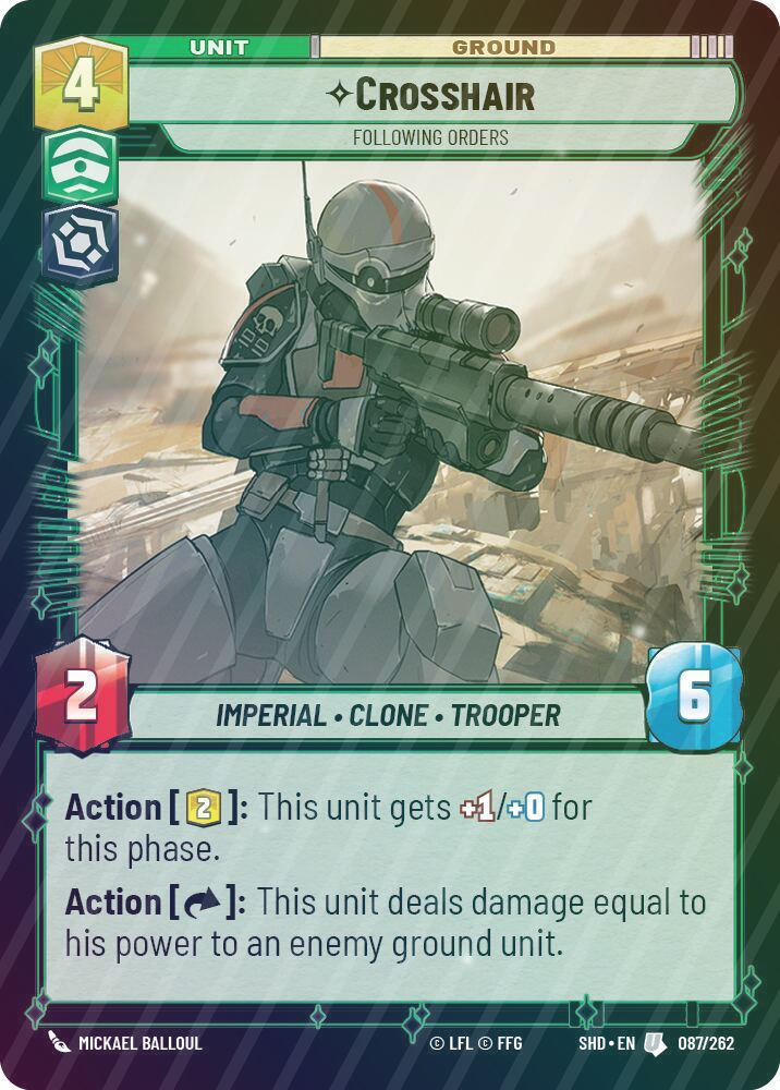 Crosshair - Following Orders - Foil