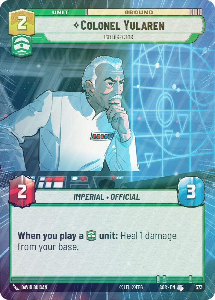 Colonel Yularen - ISB Director (Hyperspace) - Foil