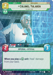 Colonel Yularen - ISB Director (Hyperspace) - Foil