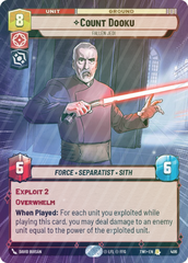 Count Dooku - Fallen Jedi (Hyperspace) - Foil