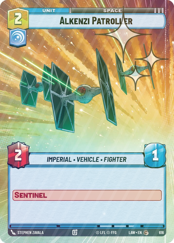 Alkenzi Patroller (Hyperspace Foil) - Foil