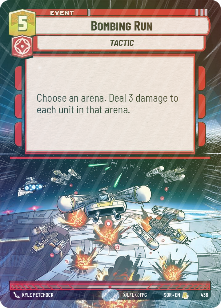 Bombing Run (Hyperspace) - Foil