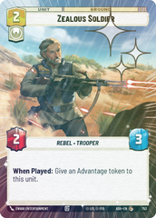Zealous Soldier (Hyperspace Foil) - Foil