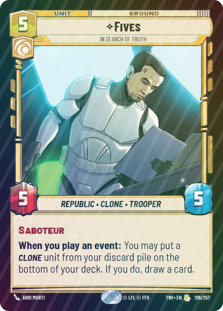 Fives - In Search of Truth - Foil